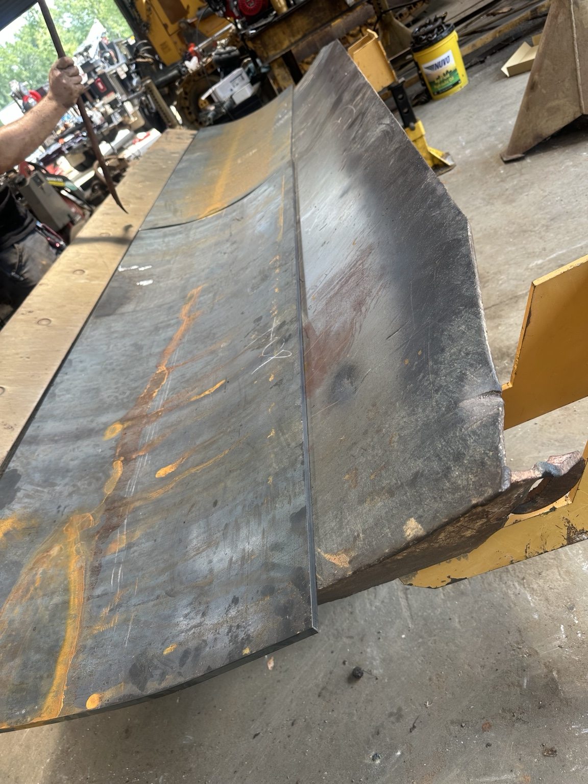 Large steel plate fabrication and fitting